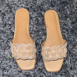 Universal Thread Tan Braided Sandals
